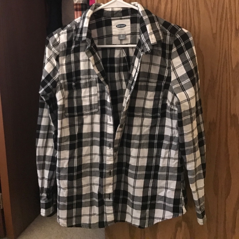 Plaid Flannel Button-Down